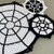 Spiderweb Placemat Crochet Pattern for Halloween Table Decor