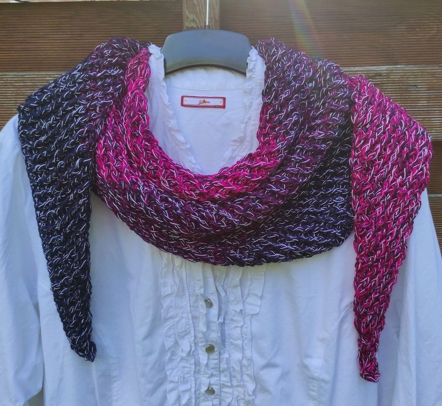 Crochet pattern mini shawl Tae - Image 4
