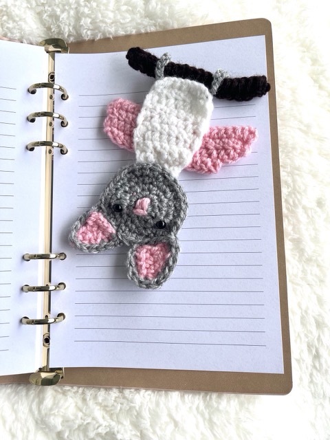 Häkelanleitung Lesezeichen Fledermaus - Bild 3