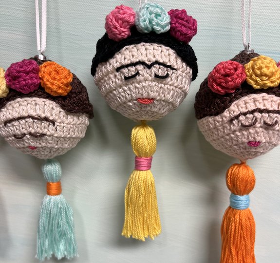 Christmas Balls Mexican Beauty, Boho Baubles Decoration for Christmas, PDF