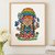 Rainbow Gnome Cross Stitch Pattern | Peace & Love Embroidery PDF