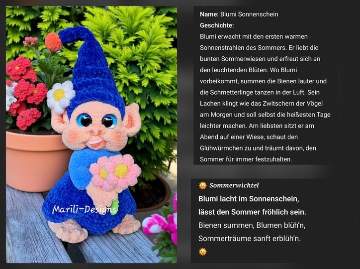 Häkelanleitung Jahreszeitenwichtel /-elf