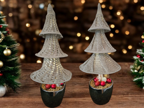 Häkelanleitung Tannenbaum Pinora