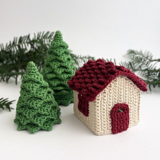Häkelanleitung Nordischer Tannenbaum