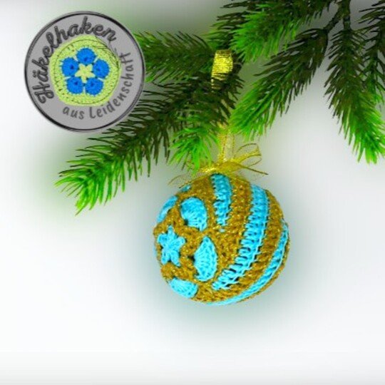 African Flowers Christmas Set – Elephant Baubles & Star 5 PDFs