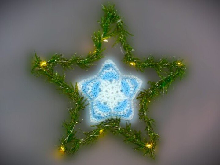 African Flowers Christmas Set – Elephant Baubles & Star 5 PDFs