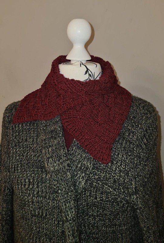 Häkelanleitung Schal und Klappschal "Syke" - Bild 6