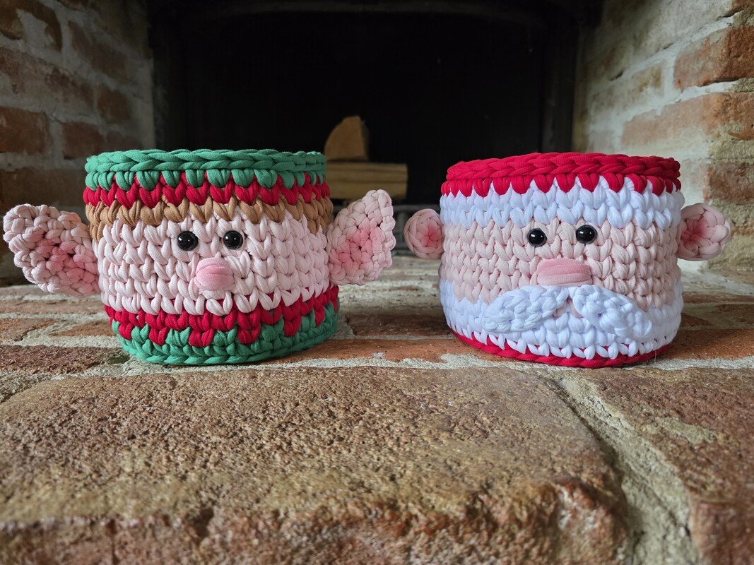 Anleitung ' Set Weihnachtskörbe'