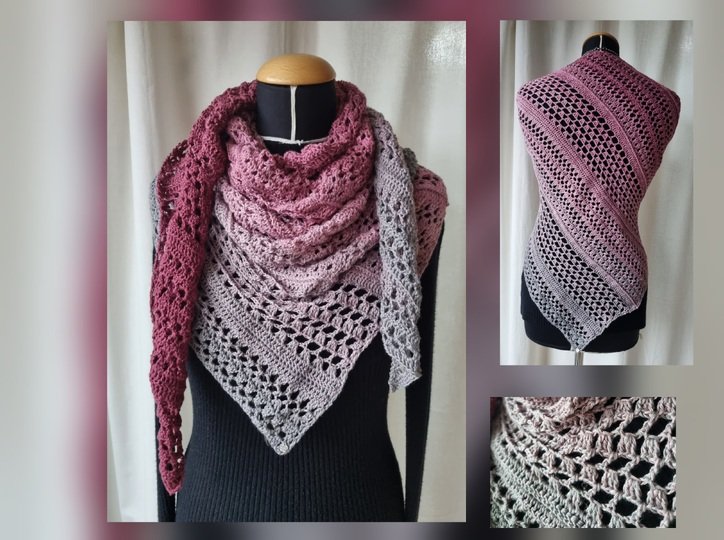 Häkelanleitung Asymmetrisches Tuch Sorella No 1