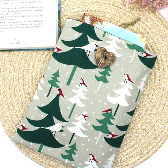 Stickdatei ITH Buchhüllen Buch Lesen Bücherschutz Handyhülle Leseratte