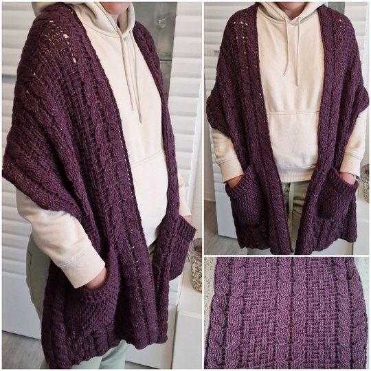 Häkelanleitung für den Taschenschal "Linda"