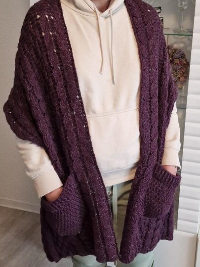 Häkelanleitung für den Taschenschal "Linda"