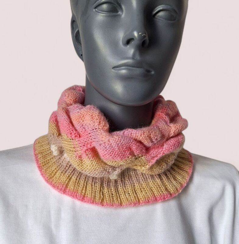 Strickanleitung Loop, Schalkragen, Cowl, Neckwarmer, Kragenschal  #342 - Bild 8