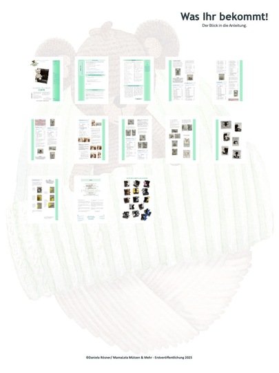 Eisbär Schlenkertier, Taschenbaumler - Häkelanleitung