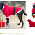 SANTA PAWS Dog Christmas Sweater, sizes XS–XXL, sewing pattern