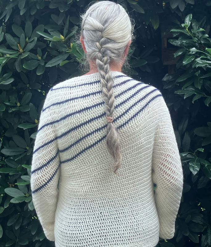 Pulli - Schräge Streifen - nahtlos - Häkelanleitung - Bild 5