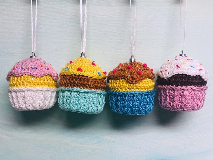 Christmas baubles Crochet pattern package No. 2, Christmas Ornaments 6x PDF