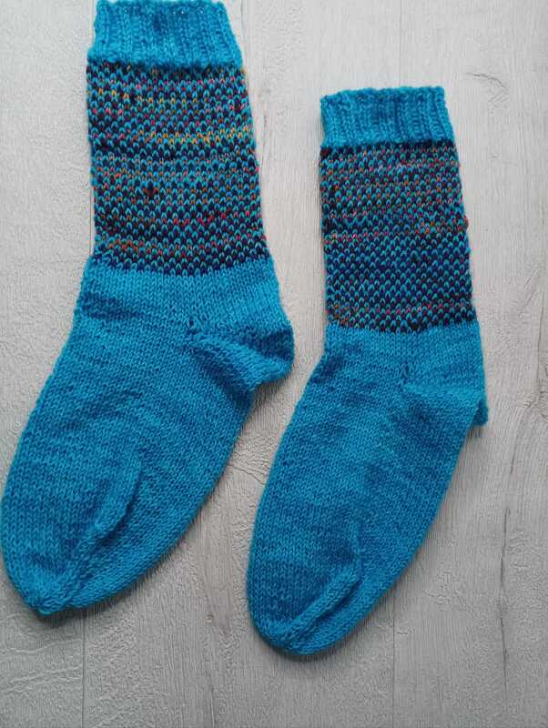 Stricksocken "Seeglaszauber"