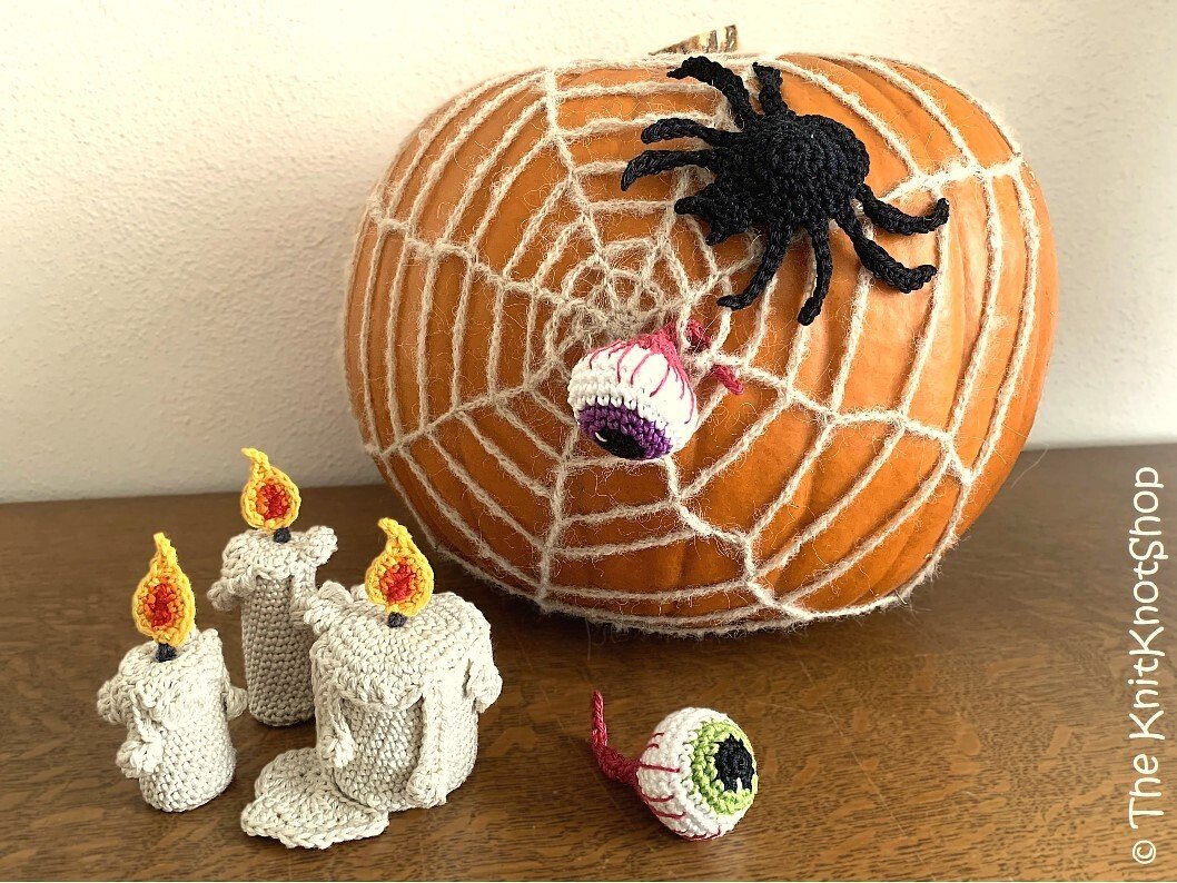 Häkelanleitung Halloween Set Gruselstimmung
