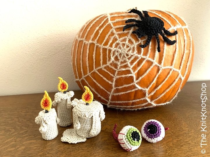 Häkelanleitung Halloween Set Gruselstimmung