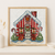 Christmas Candy House Cross Stitch Pattern – Festive Holiday Embroidery PDF