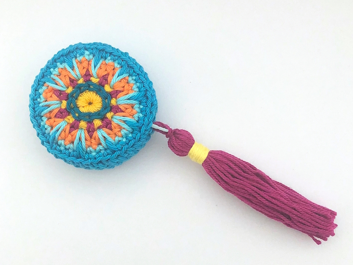 Häkelanleitung Maßbandhülle, Geschenkidee für Nähfee, Hülle Rollmaßband PDF