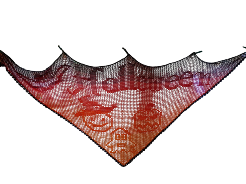 Halloween Queen Häkeltuch
