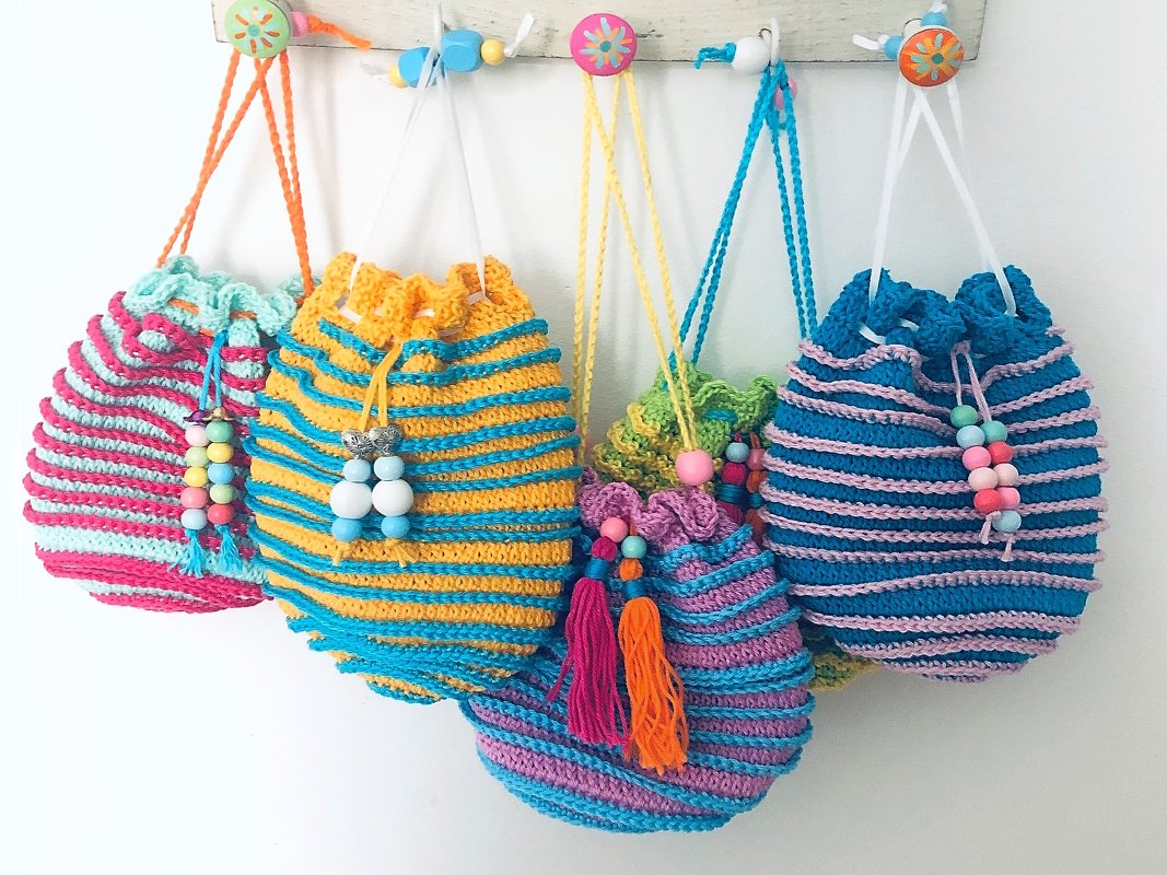 Crochet Pattern Treasure Bag Twister, Hodgepodge Pouch spiral design, PDF - Image 6