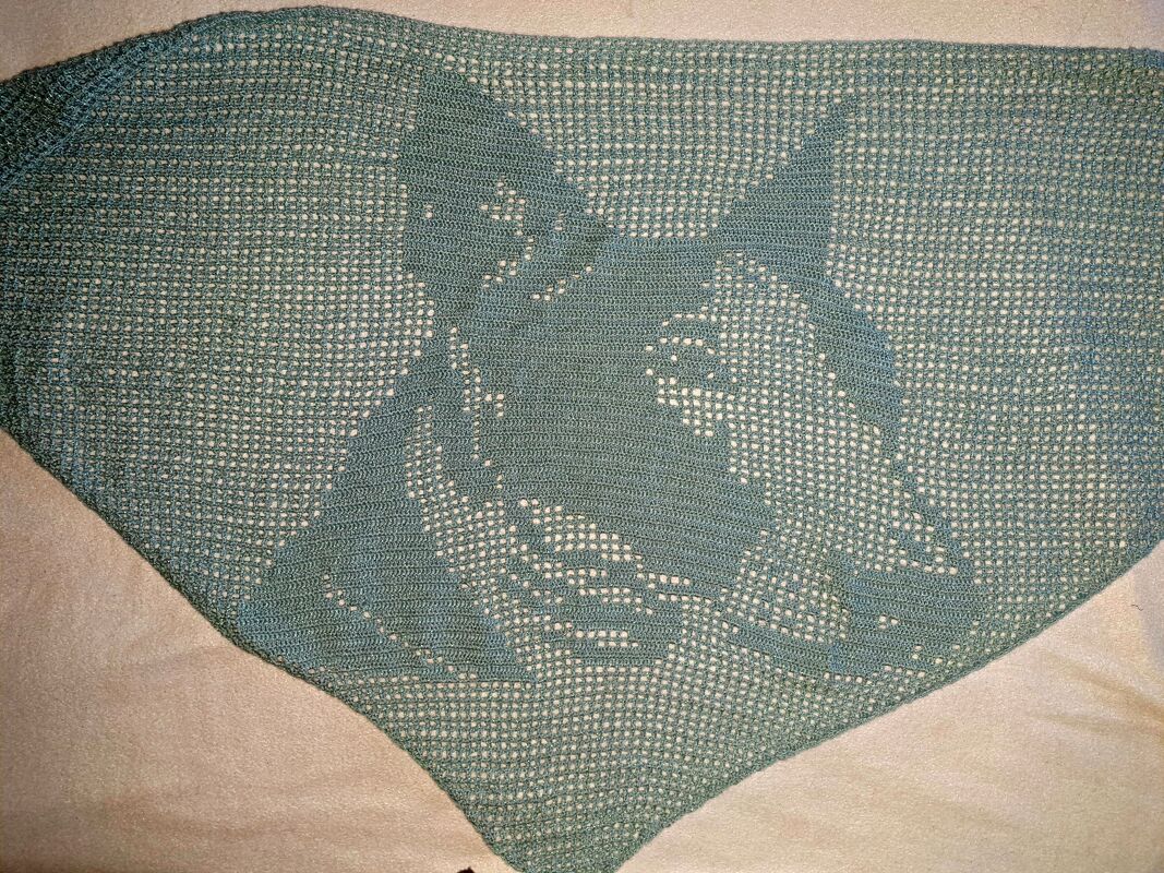 Anleitung Motivtuch Bullterrier - Bild 4