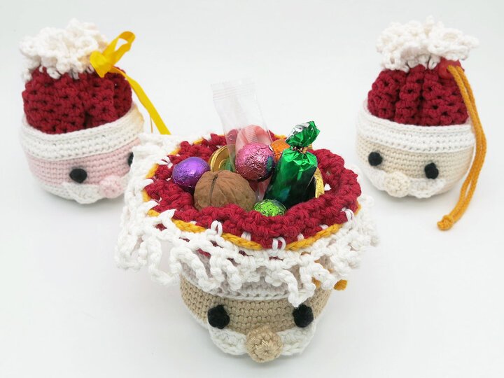 Santa Bowl - Crochet Pattern