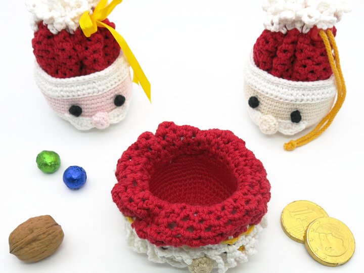 Santa Bowl - Crochet Pattern