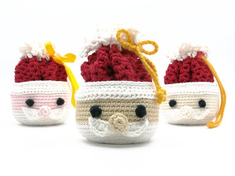 Santa Bowl - Crochet Pattern