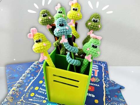 346 Snake decor. Bracelet, Earbuds tie, Pen wrap, Lucky charm, Zabelina