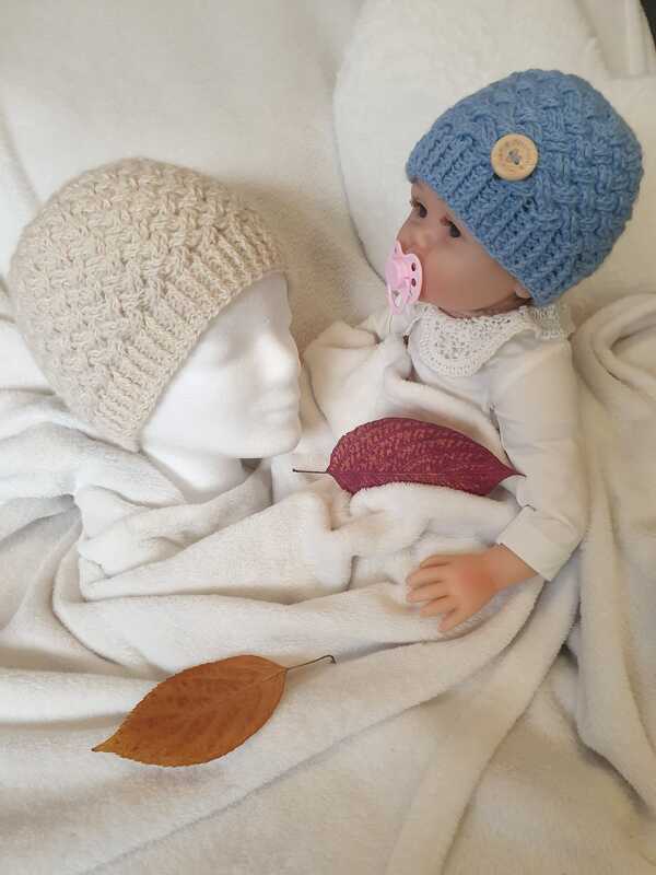 Häkelanleitung für Mütze „Braid“ mit Flechtmuster, alle Größen + jedes Garn