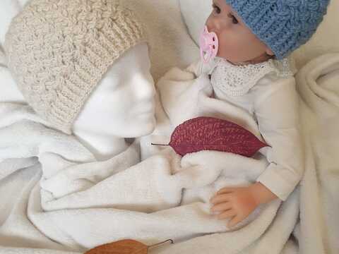 Häkelanleitung für Mütze „Braid“ mit Flechtmuster, alle Größen + jedes Garn