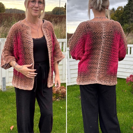 Häkelanleitung Kimono "Queen of Flowers"