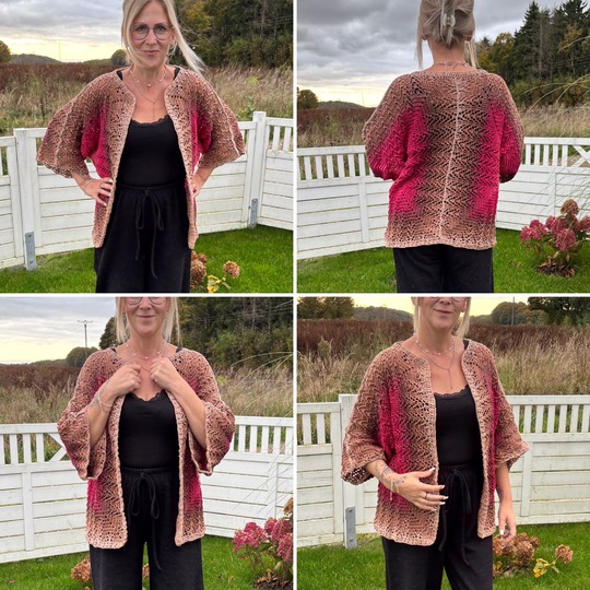 Häkelanleitung Kimono "Queen of Flowers"