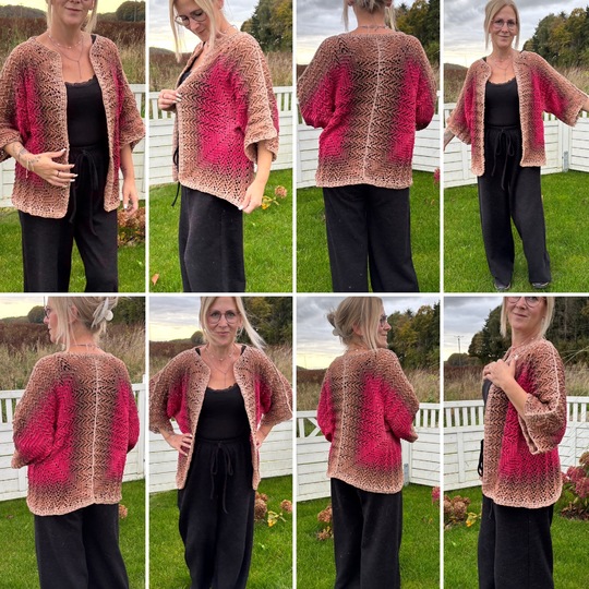 Häkelanleitung Kimono "Queen of Flowers"