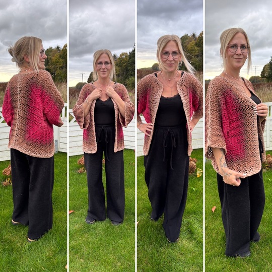 Häkelanleitung Kimono "Queen of Flowers"