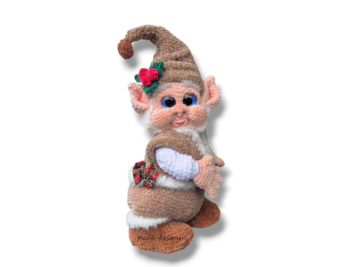 Häkelanleitung Erweiterungspaket Weihnachtsachstaccessoires für Jolli