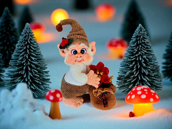 Häkelanleitung Erweiterungspaket Weihnachtsachstaccessoires für Jolli