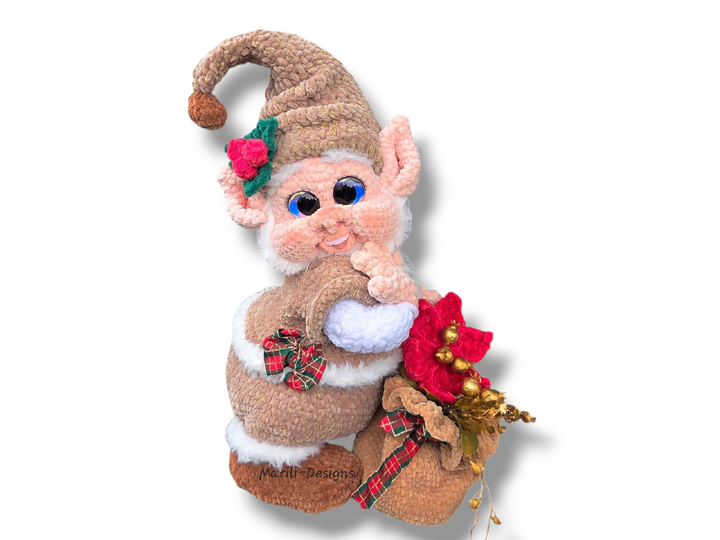 Häkelanleitung Erweiterungspaket Weihnachtsachstaccessoires für Jolli