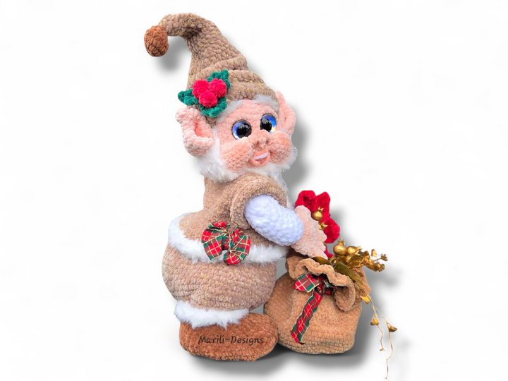 Häkelanleitung Erweiterungspaket Weihnachtsachstaccessoires für Jolli