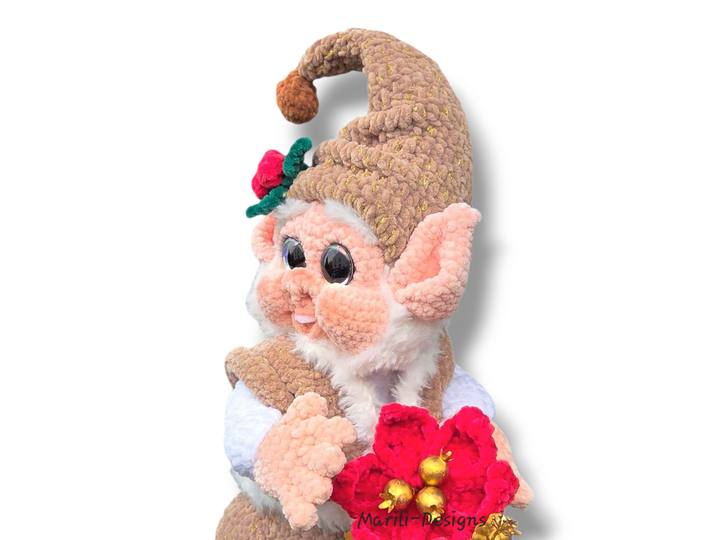 Häkelanleitung Erweiterungspaket Weihnachtsachstaccessoires für Jolli