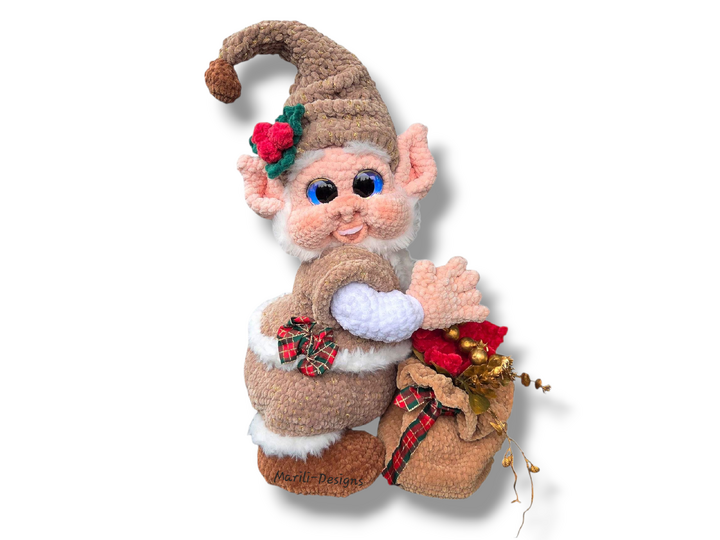 Häkelanleitung Erweiterungspaket Weihnachtsachstaccessoires für Jolli