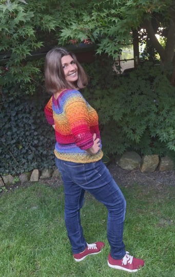 Pullover oder Shirt Arroyo mit tollem Mustermix, Häkelanleitung