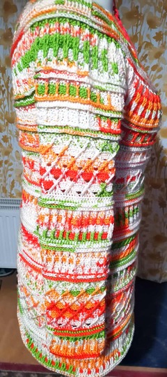 Pullover oder Shirt Arroyo mit tollem Mustermix, Häkelanleitung