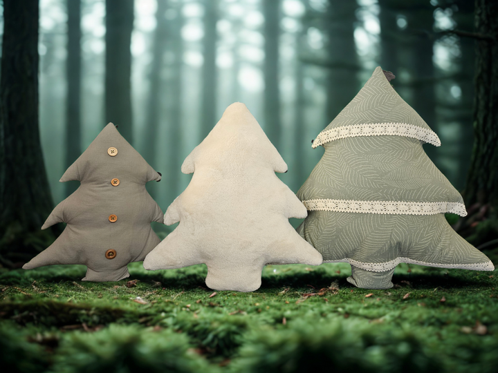Christmas tree pillow sewing pattern & tutorial