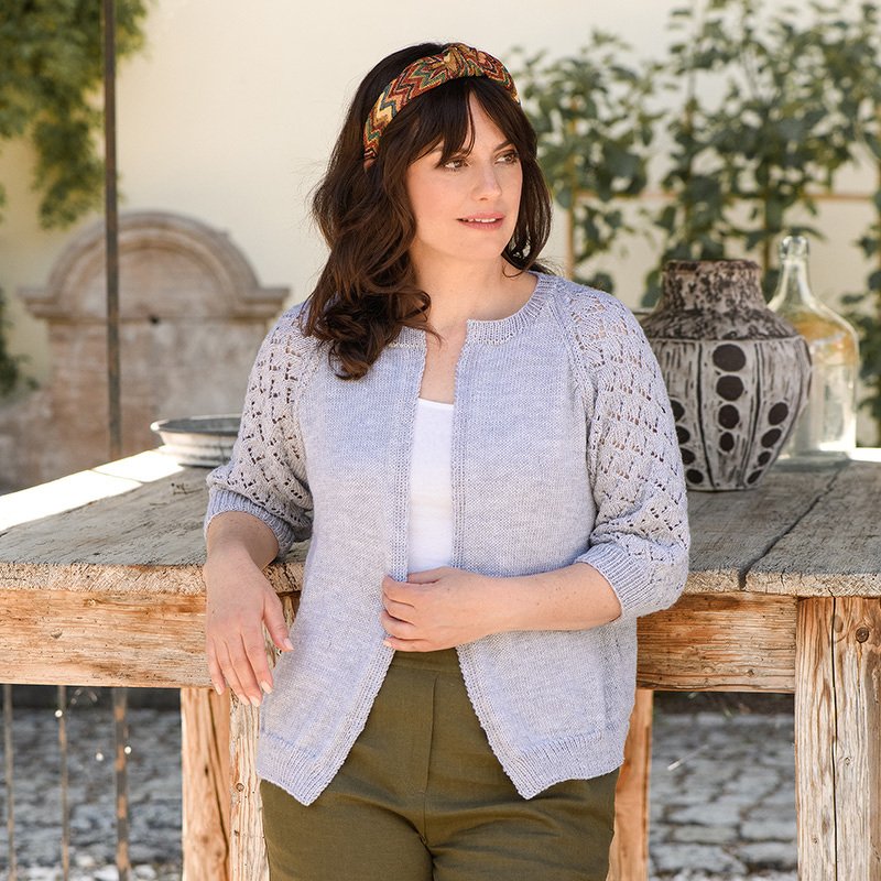 Strickanleitung Damenjacke "Merino Extrafein" 766079