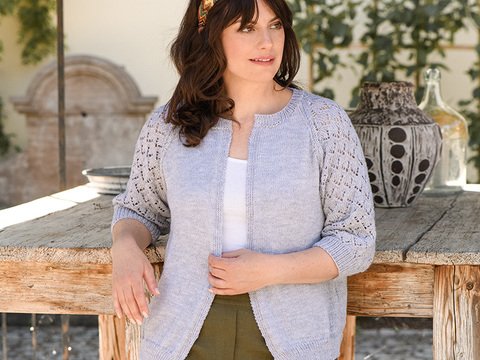 Strickanleitung Damenjacke "Merino Extrafein" 766079